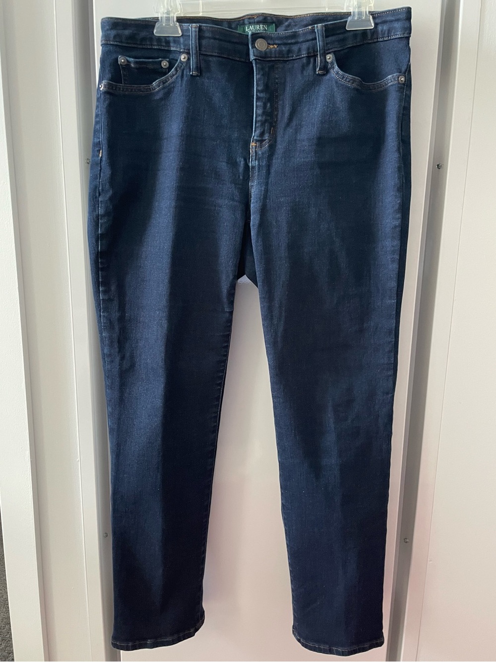 LAUREN Dark Indigo Straight Leg Jeans